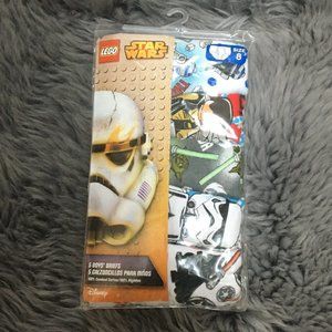 Lego | Star Wars Boy's Briefs | Size 8 | 5 Pack